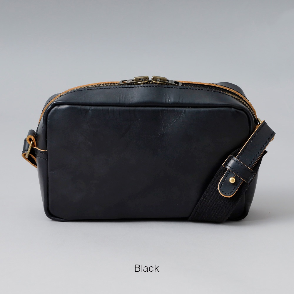 【Butler Verner Sails】SQUARE LEATHER SHOULDER BAG スクエア レザーバッグ