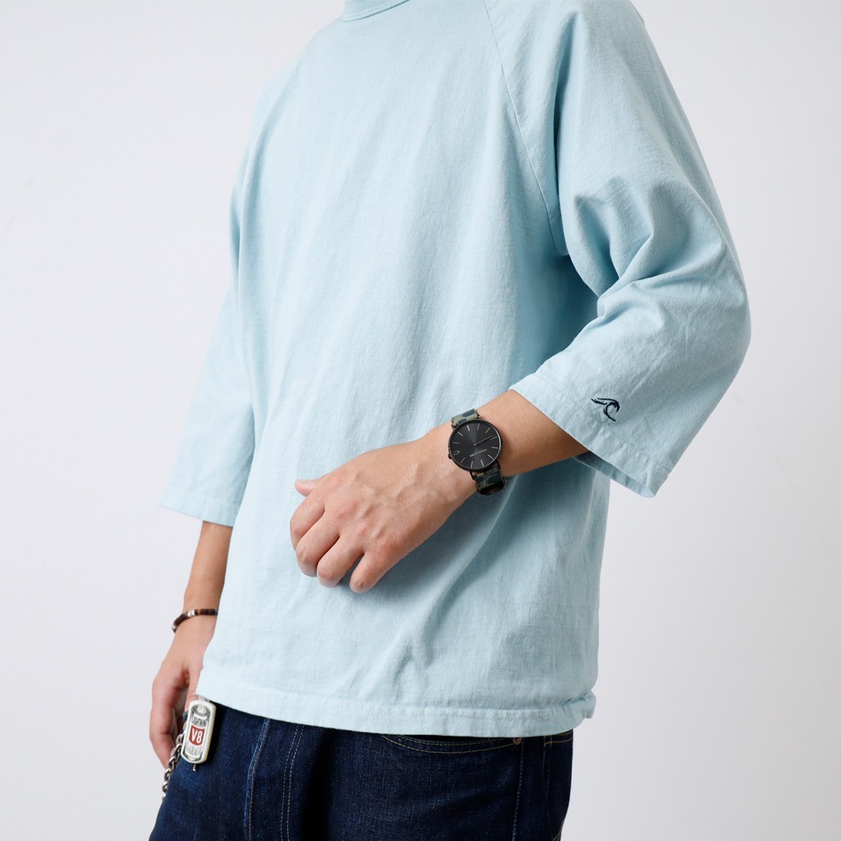 <半額！ファミリーSALE！>◆【HEATH】ORIGINAL CREW NECK 3/4 SLEEVE TEE