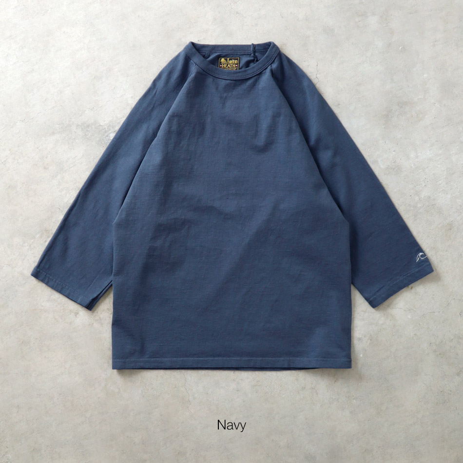 <半額！ファミリーSALE！>◆【HEATH】ORIGINAL CREW NECK 3/4 SLEEVE TEE