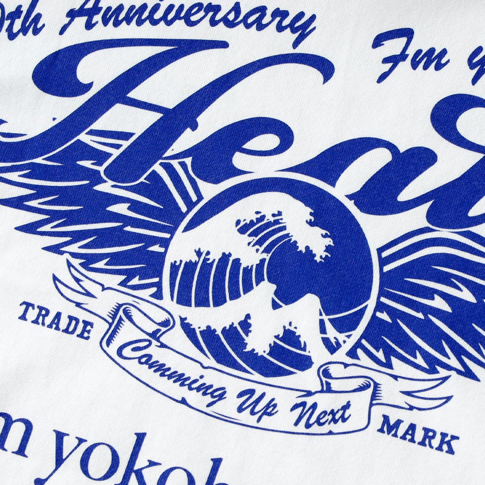 【HEATH x FMヨコハマ】40th Anniv HEAVY WEIGHT T-SHIRT 開局40周年記念コラボ ヘビーウエイトTシャツ