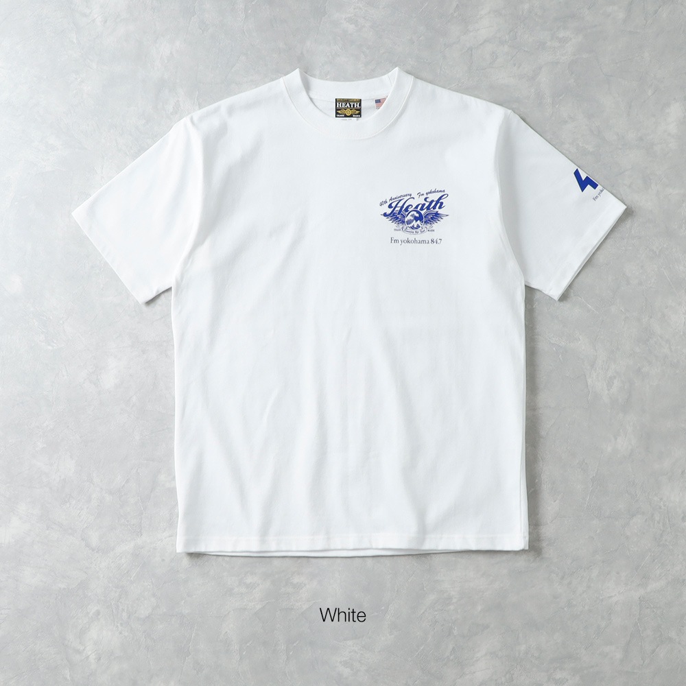 【HEATH x FMヨコハマ】40th Anniv HEAVY WEIGHT T-SHIRT 開局40周年記念コラボ ヘビーウエイトTシャツ