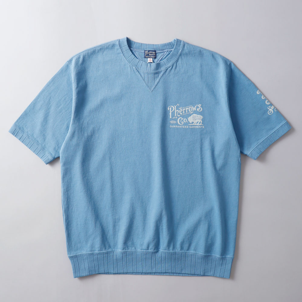 Pherrow’s × HEATH 別注 ガゼットプリントTシャツ