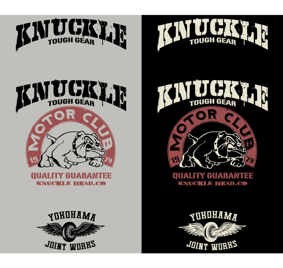 【KNACKERED】BULL PULLOVER HOODIE