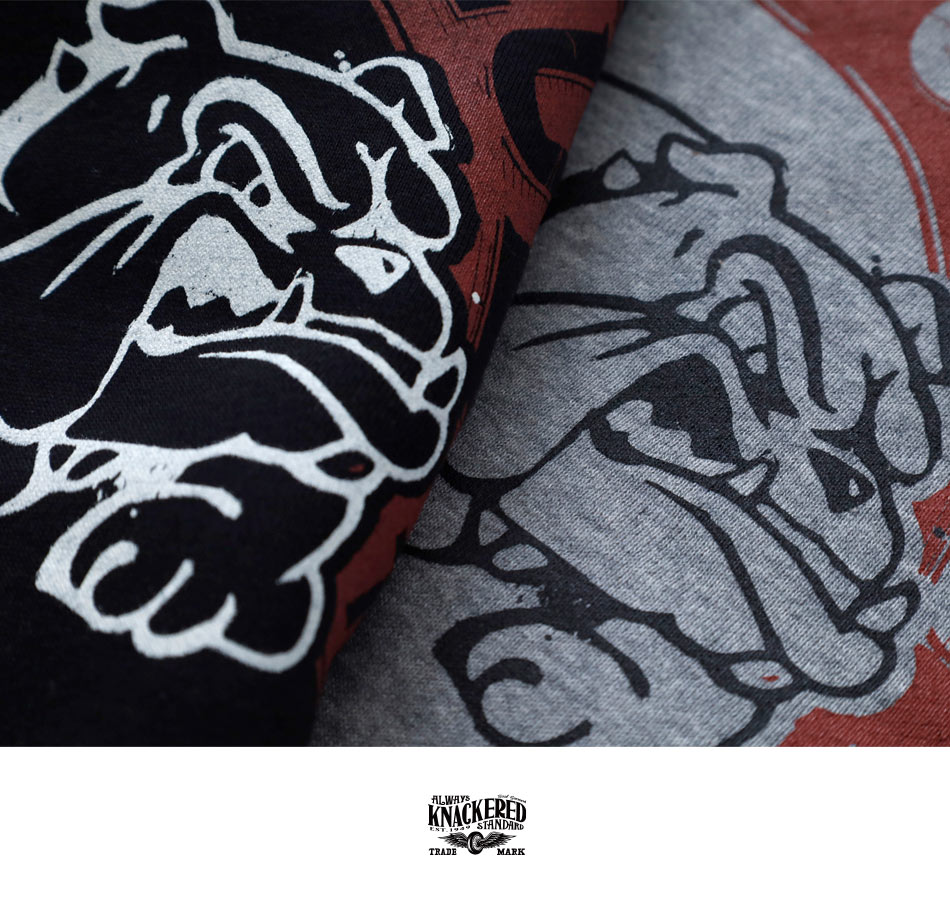 【KNACKERED】BULL PULLOVER HOODIE