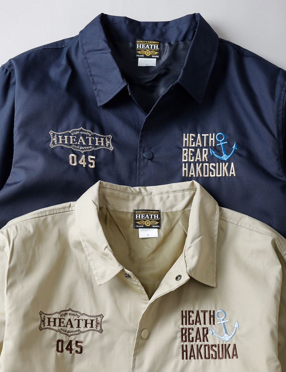 HEATH（ヒース）オリジナルコーチジャケット “HAKOSUKA”