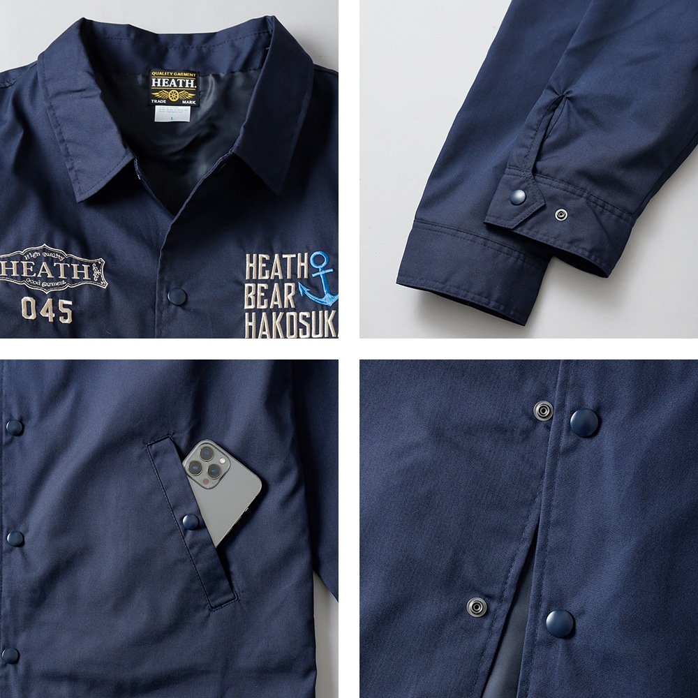 HEATH（ヒース）オリジナルコーチジャケット “HAKOSUKA”