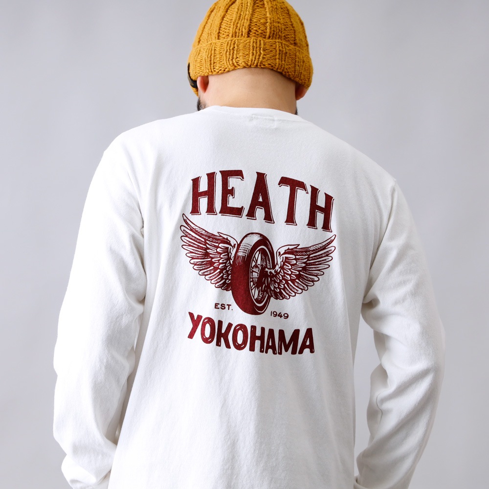 【HEATH x Pherrow's】PRINT L/S 別注ロンT