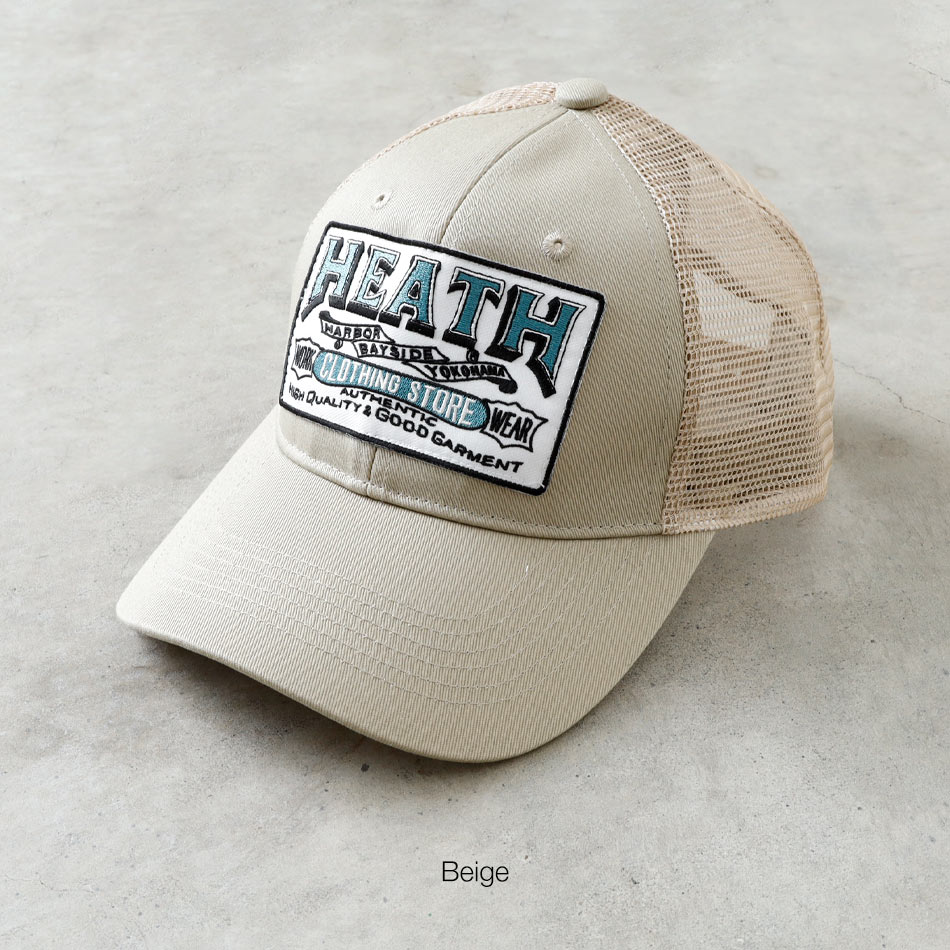 【HEATH】HEATH LOGO MESH CAP