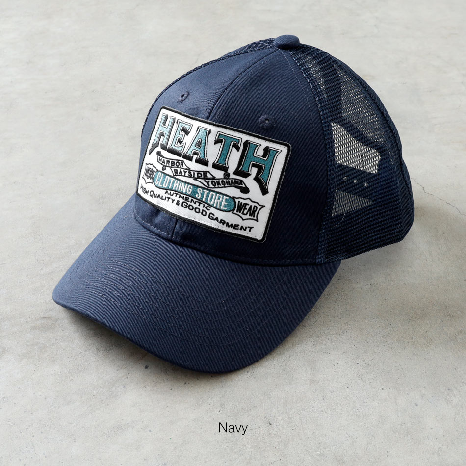【HEATH】HEATH LOGO MESH CAP