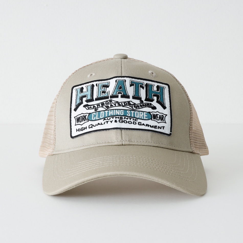 ヘルスターメッシュキャップ HEATH】HEATH LOGO MESH CAP｜アメカジファッション通販サイト