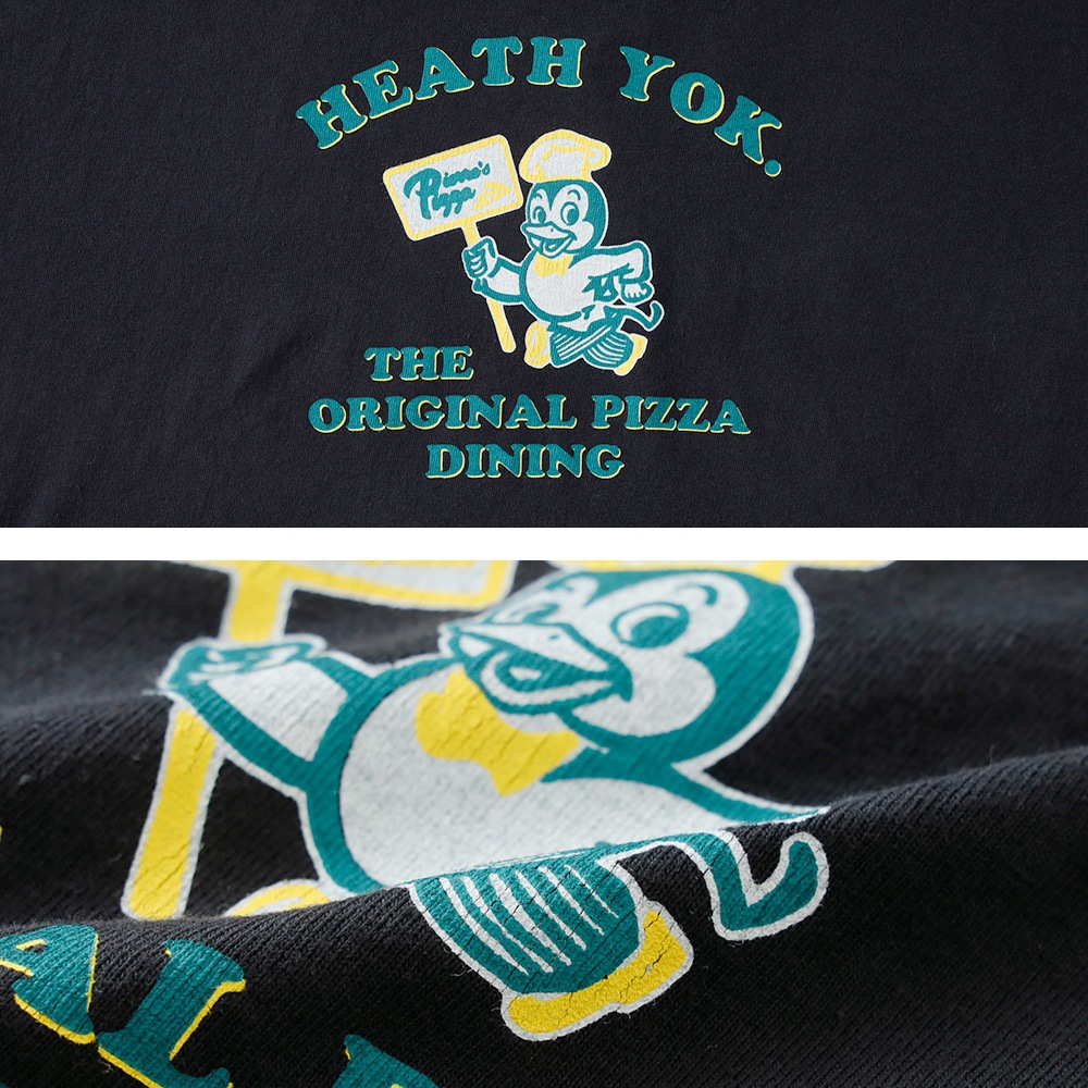 <半額！ファミリーSALE！>◆ 【HEATH】ORIGINAL CREW NECK PRINT TEE 国産 オリジナル プリントTシャツ