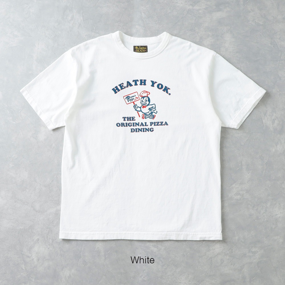 <半額！ファミリーSALE！>◆ 【HEATH】ORIGINAL CREW NECK PRINT TEE 国産 オリジナル プリントTシャツ