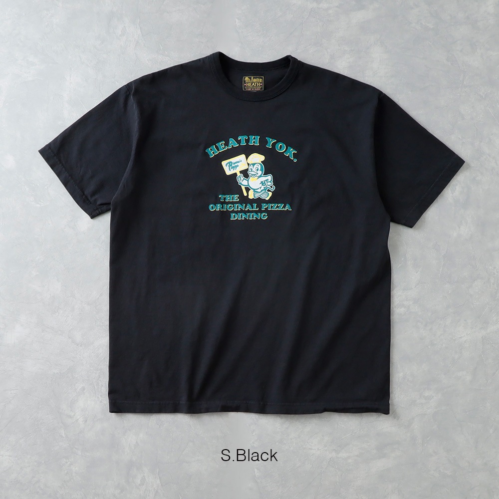 HEATH】ORIGINAL CREW NECK PRINT TEE 国産 オリジナル プリントT