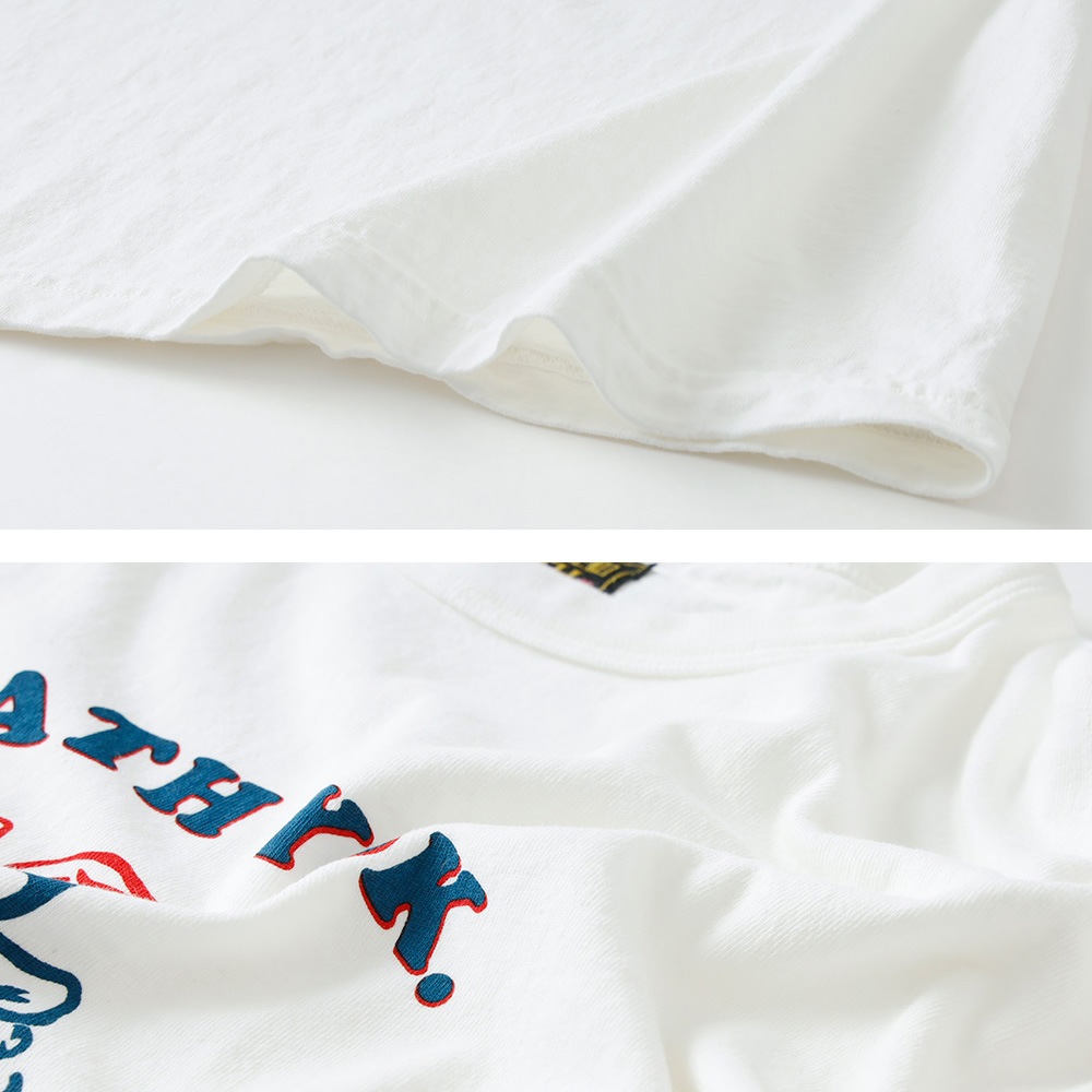 <半額！ファミリーSALE！>◆ 【HEATH】ORIGINAL CREW NECK PRINT TEE 国産 オリジナル プリントTシャツ