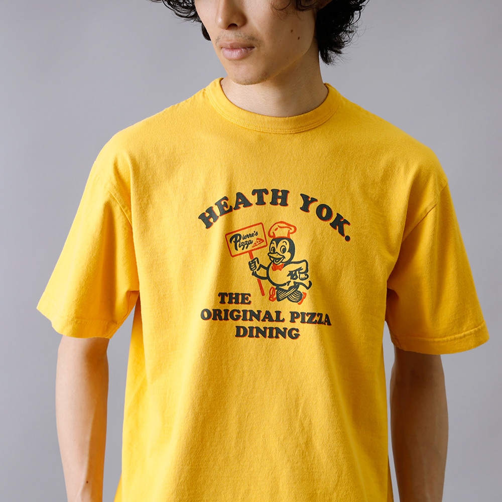 HEATH】ORIGINAL CREW NECK PRINT TEE 国産 オリジナル プリントT