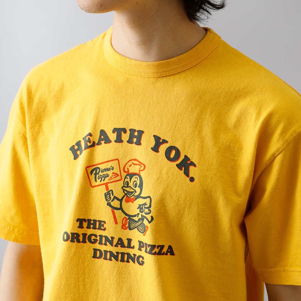 <半額！ファミリーSALE！>◆ 【HEATH】ORIGINAL CREW NECK PRINT TEE 国産 オリジナル プリントTシャツ