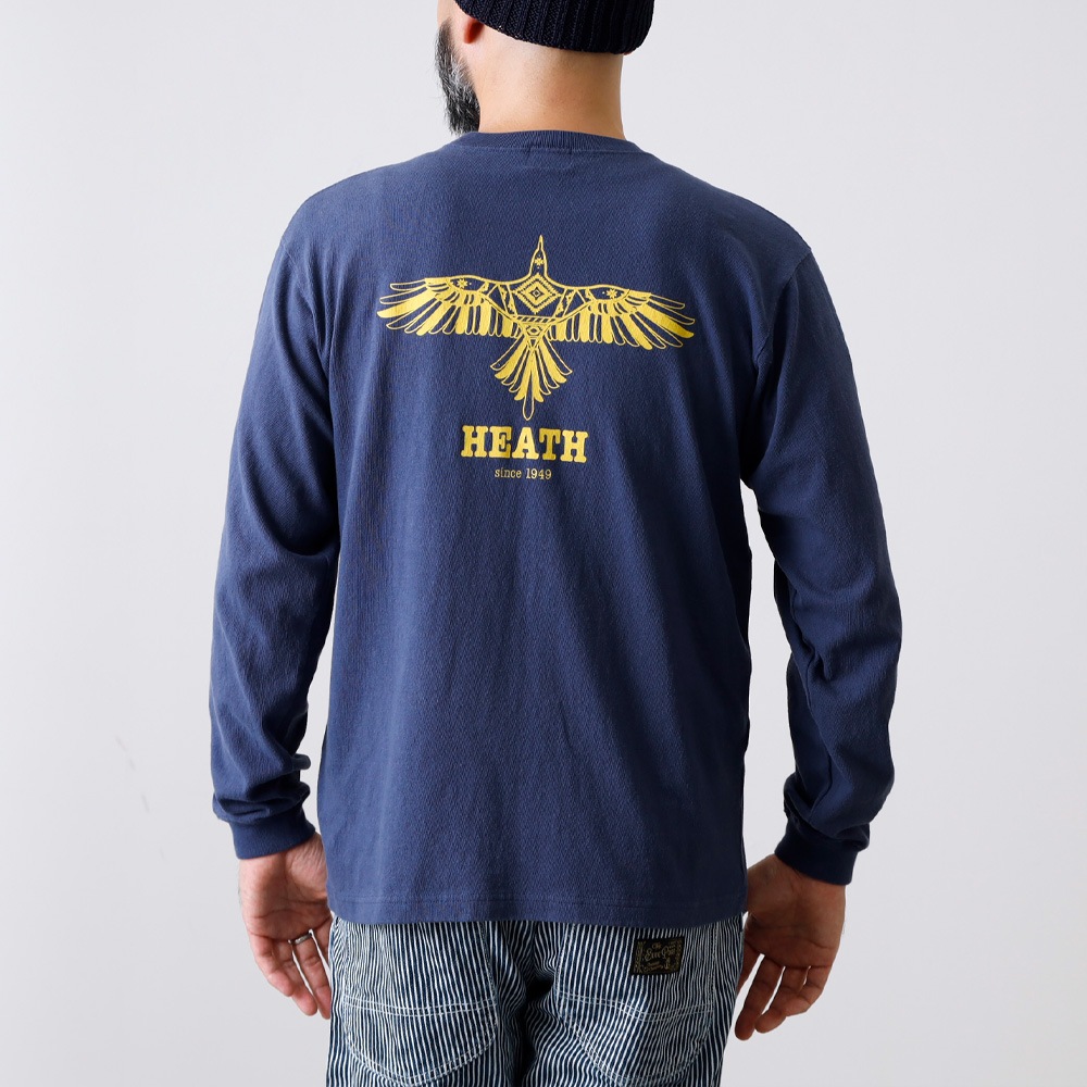 <10%OFF！ファミリーSALE！>◆【HEATH x Pherrow's】PRINT L/S 別注ロンT