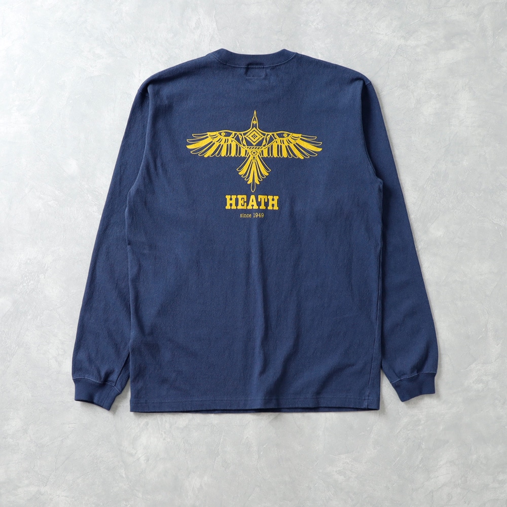 <10%OFF！ファミリーSALE！>◆【HEATH x Pherrow's】PRINT L/S 別注ロンT