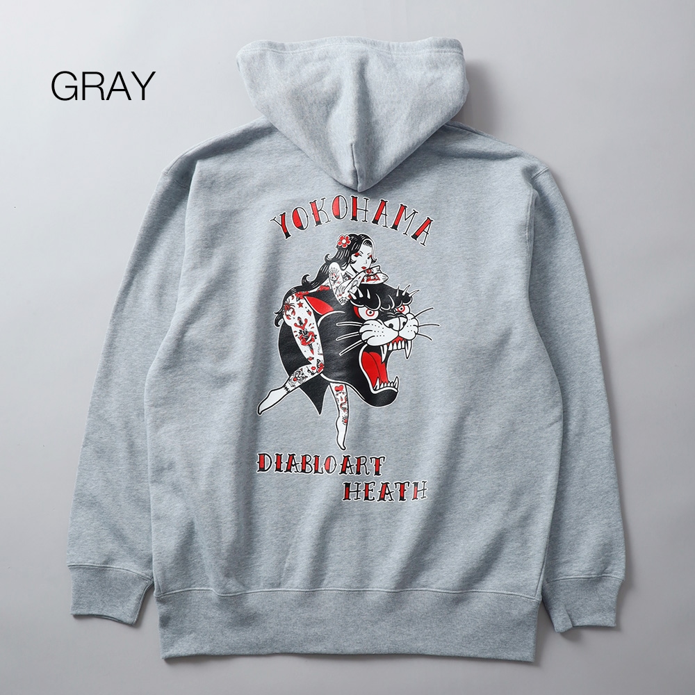 HEATH(ヒース)Diablo Art × HEATH オリジナル ジップパーカー