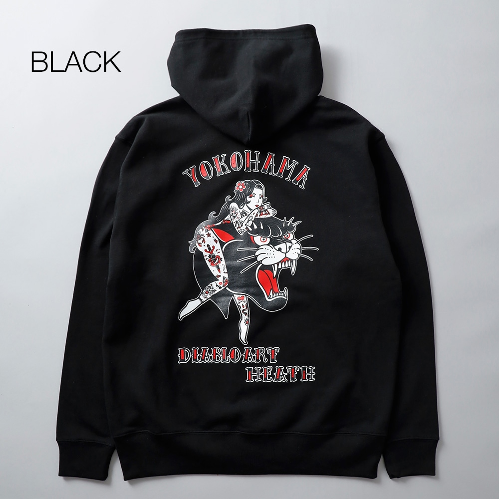 HEATH(ヒース)Diablo Art × HEATH オリジナル ジップパーカー