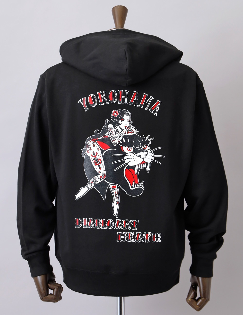 HEATH(ヒース)Diablo Art × HEATH オリジナル ジップパーカー