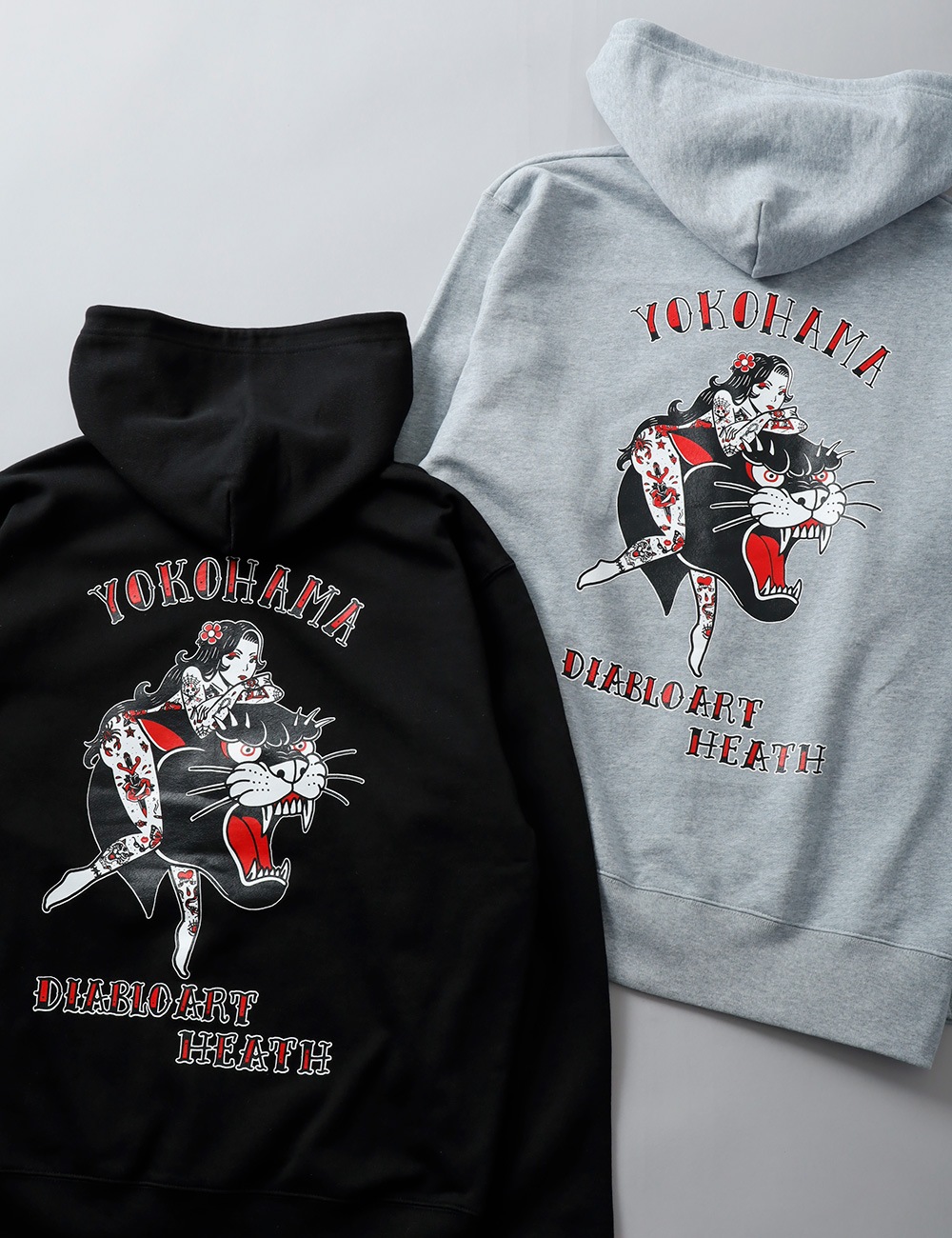 HEATH(ヒース)Diablo Art × HEATH オリジナル ジップパーカー