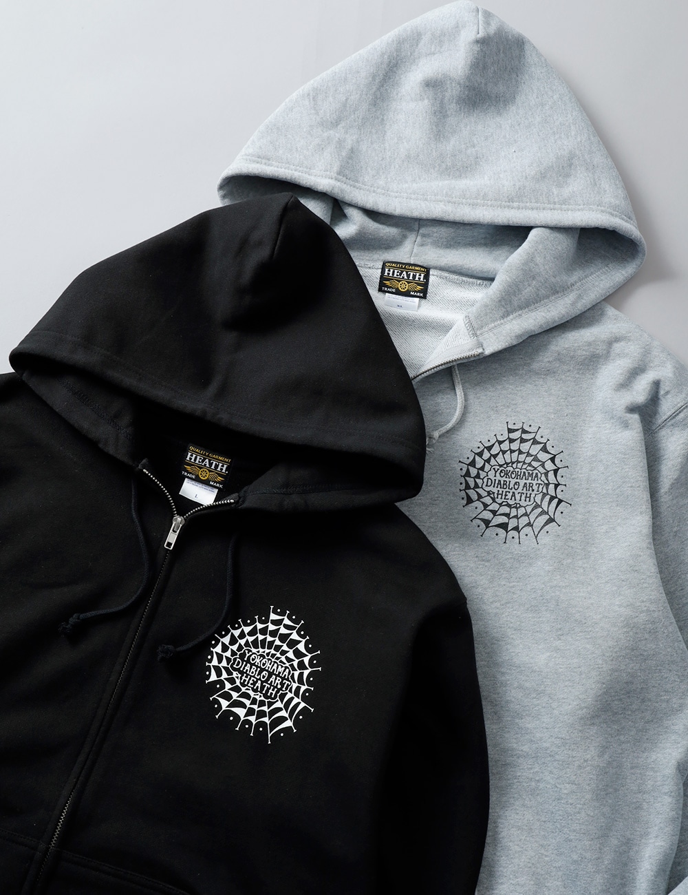 HEATH(ヒース)Diablo Art × HEATH オリジナル ジップパーカー