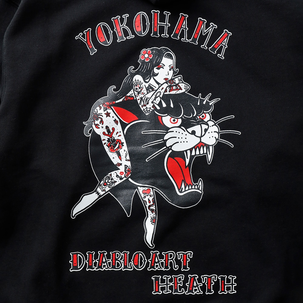 HEATH(ヒース)Diablo Art × HEATH オリジナル ジップパーカー