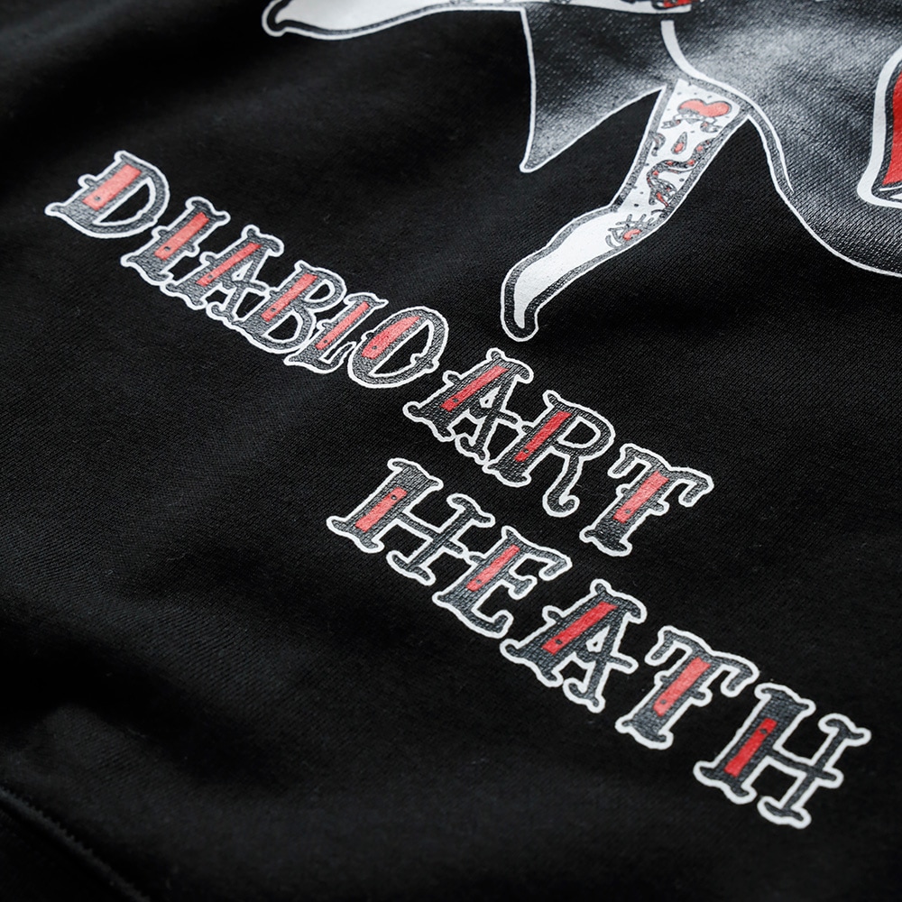 HEATH(ヒース)Diablo Art × HEATH オリジナル ジップパーカー