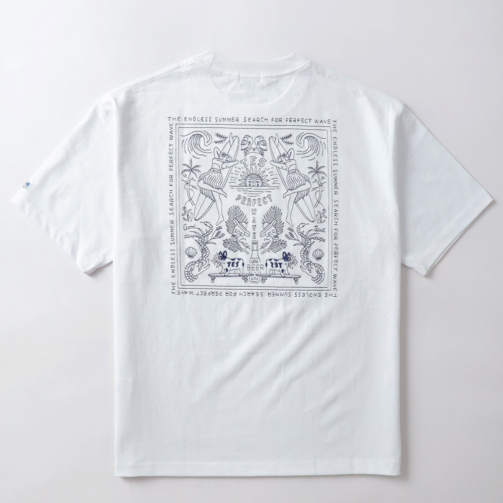 TES(テス)BANDANA EMB ビッグシルエットTシャツ
