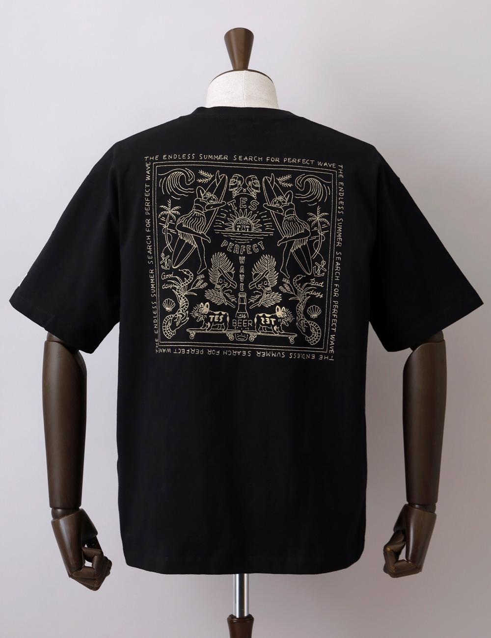 TES(テス)BANDANA EMB ビッグシルエットTシャツ