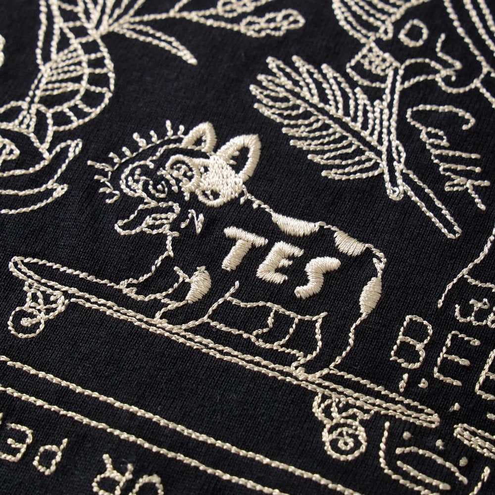 TES(テス)BANDANA EMB ビッグシルエットTシャツ