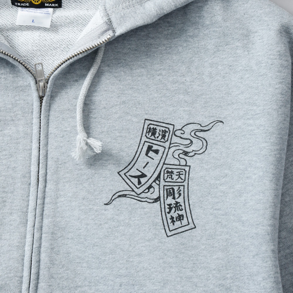 【10%OFF！ファミリーセール！】HEATH（ヒース）Diablo Art × HEATH オリジナル ジップパーカー 