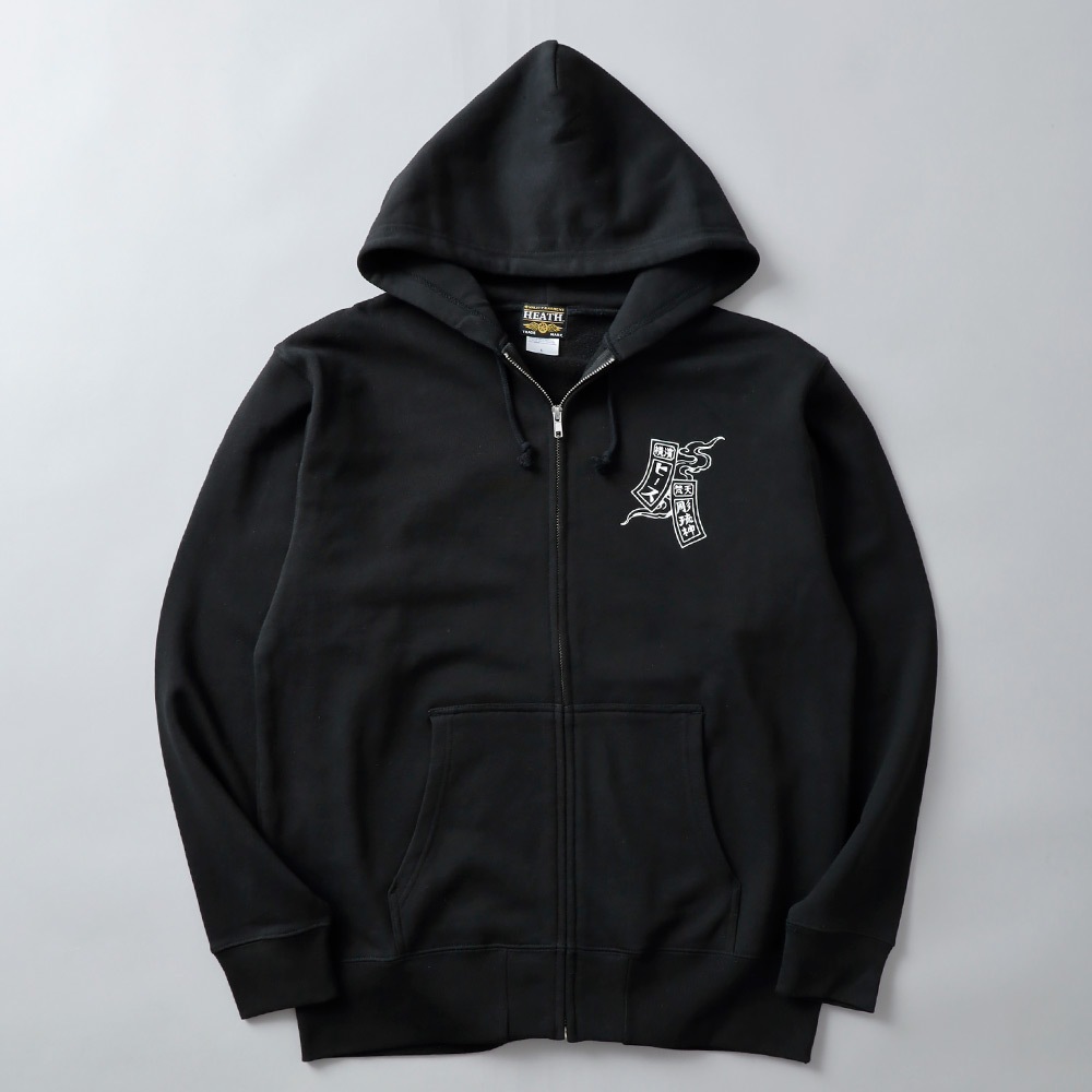 【10%OFF！ファミリーセール！】HEATH（ヒース）Diablo Art × HEATH オリジナル ジップパーカー 