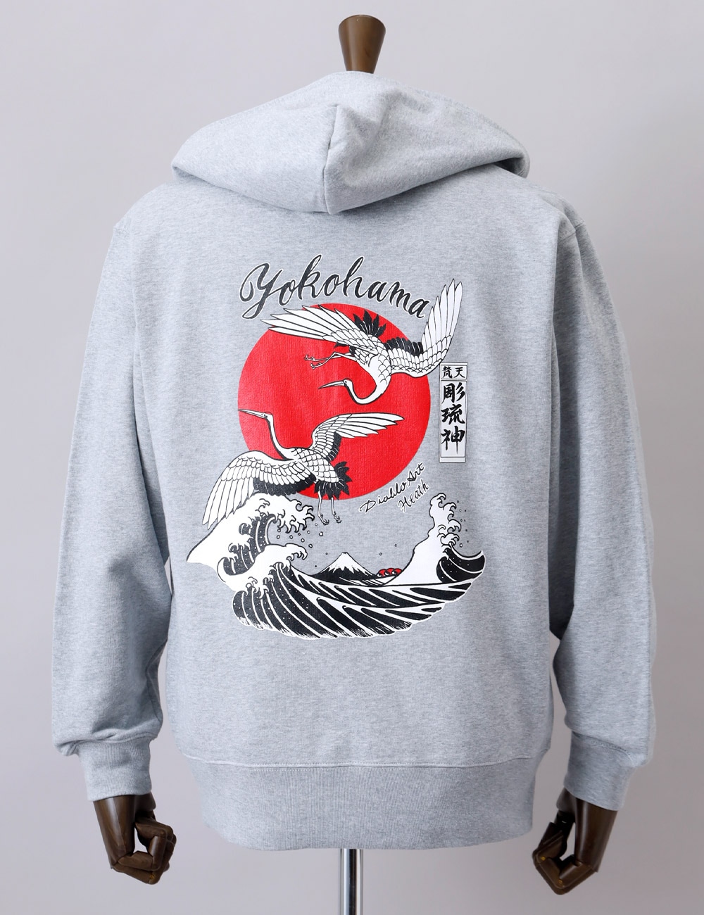 【10%OFF！ファミリーセール！】HEATH（ヒース）Diablo Art × HEATH オリジナル ジップパーカー 