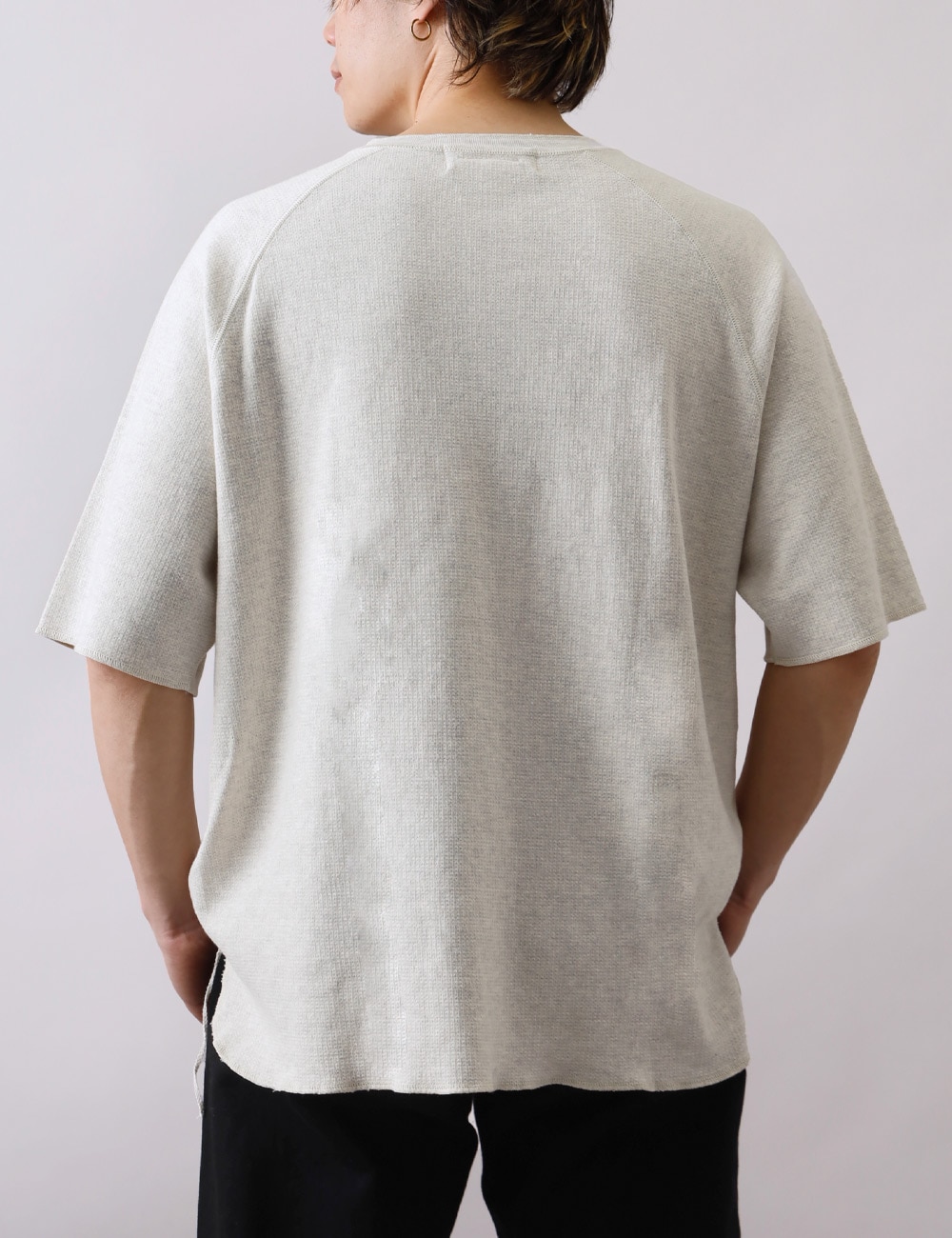 REMI RELIEF 別注  WタックラグランヘンリーネックT