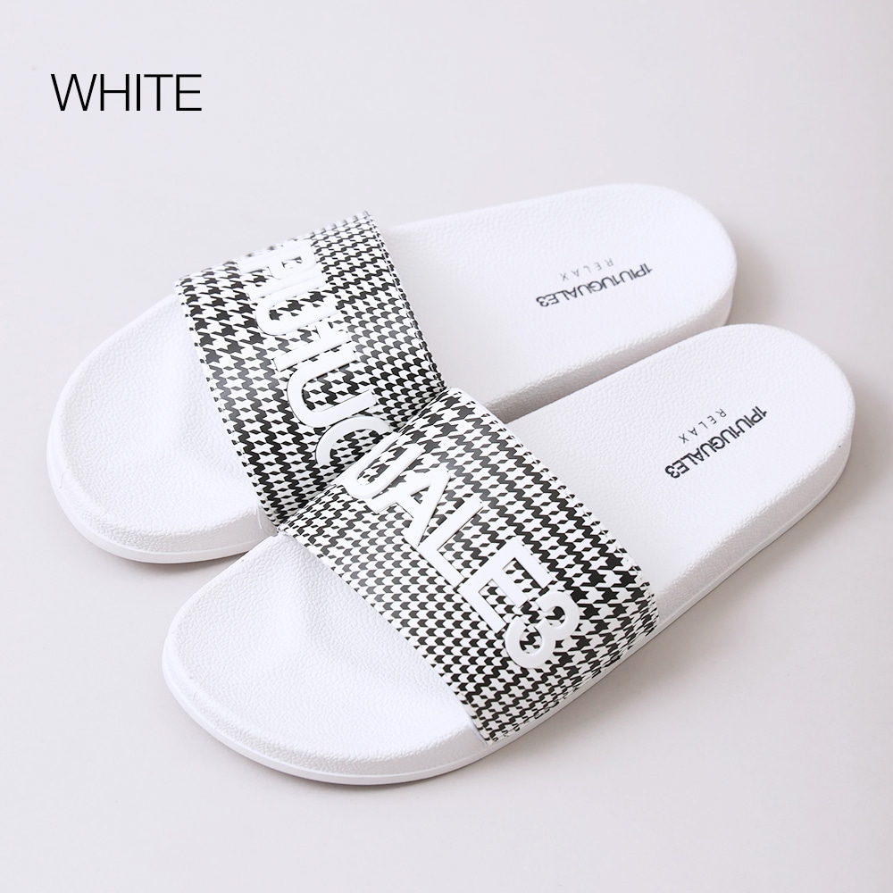 1PIU1UGUALE3 RELAX(ウノピゥウノウグァーレトレ リラックス)グレンチェックシャワーサンダル