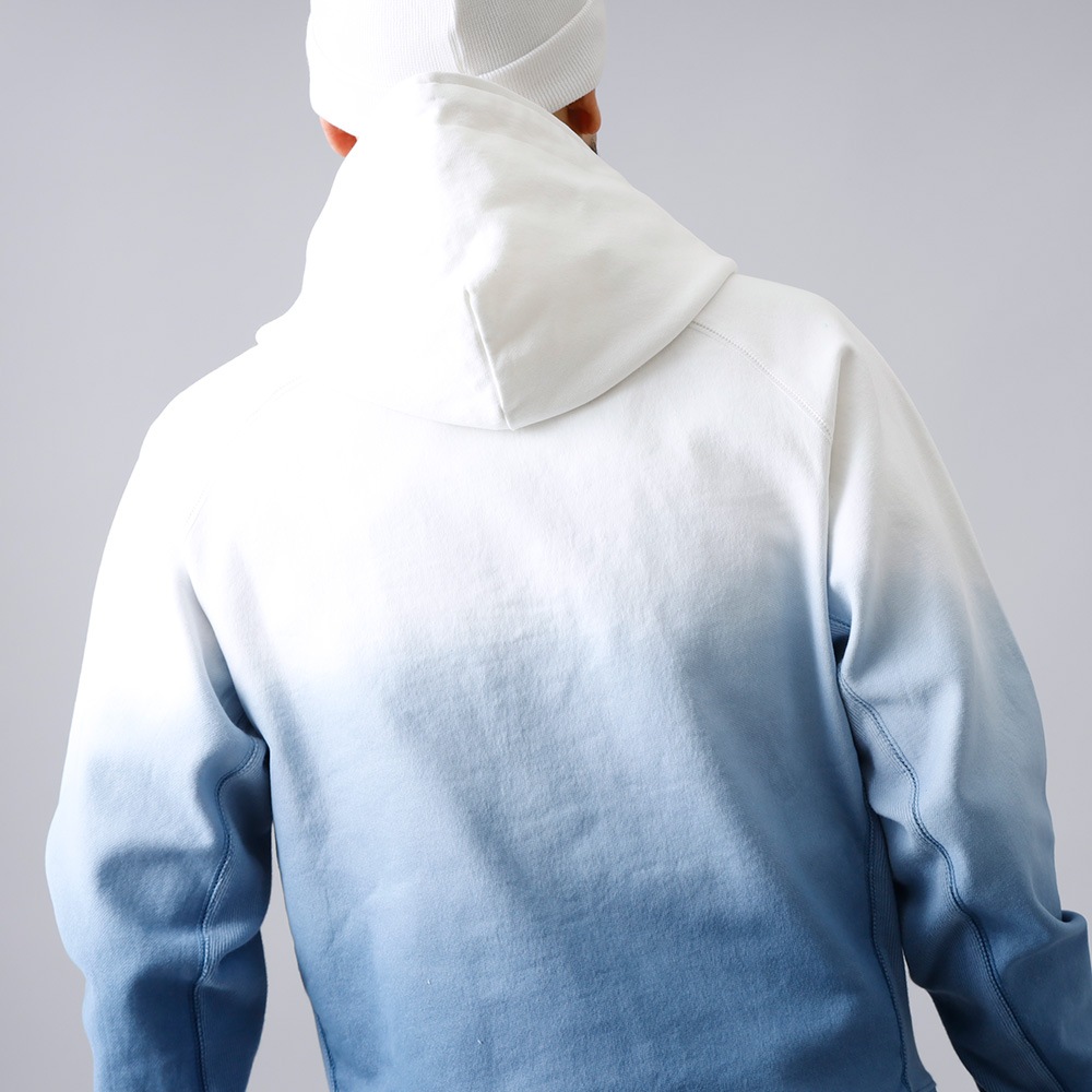 【1PIU1UGUALE3 RELAX】GRADATION JOG HOODIYグラデーション ジョグフーディ