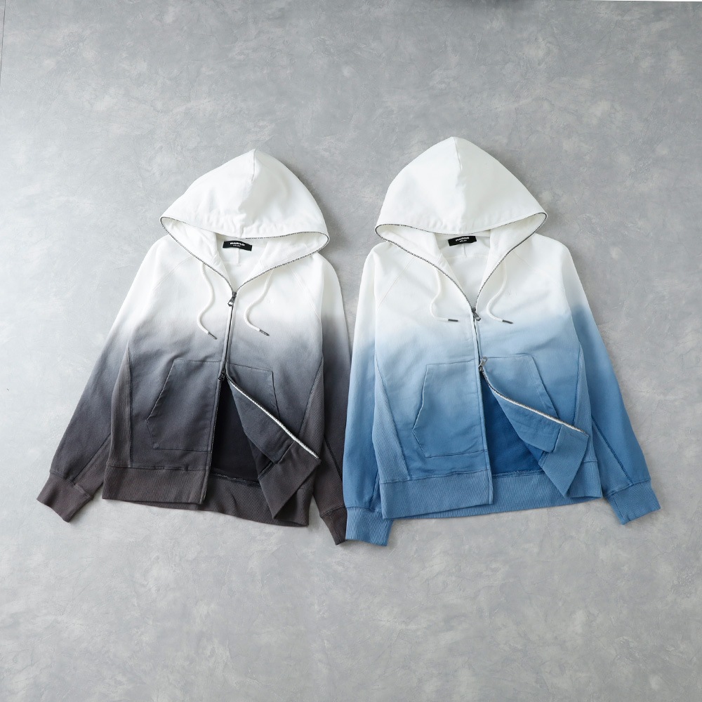 【1PIU1UGUALE3 RELAX】GRADATION JOG HOODIYグラデーション ジョグフーディ