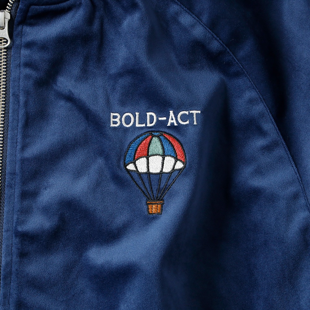 【HEATH】EMBROIDERED VELOUR SUKAJAN 刺繍ベロアスカジャン”TIGER”