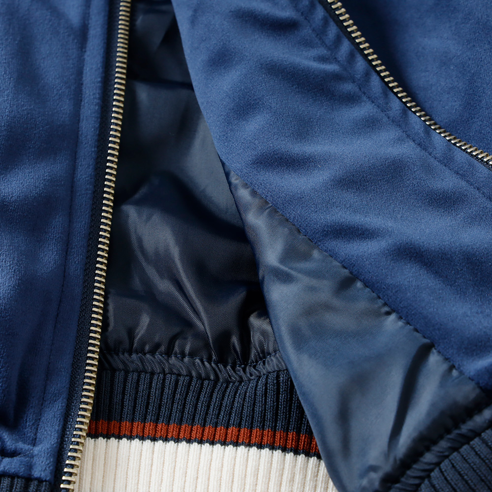 【HEATH】EMBROIDERED VELOUR SUKAJAN 刺繍ベロアスカジャン”TIGER”