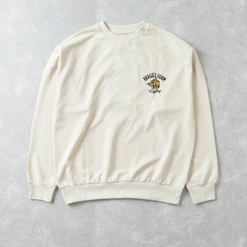 【HEATH】EMBROIDERED SWEAT SHIRT HEATH 刺繍スウェットシャツ