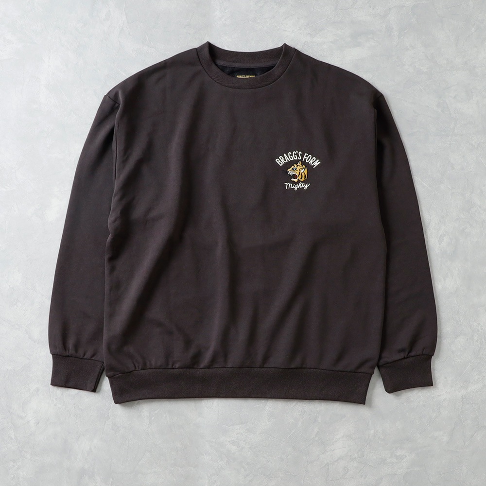 【HEATH】EMBROIDERED SWEAT SHIRT HEATH 刺繍スウェットシャツ