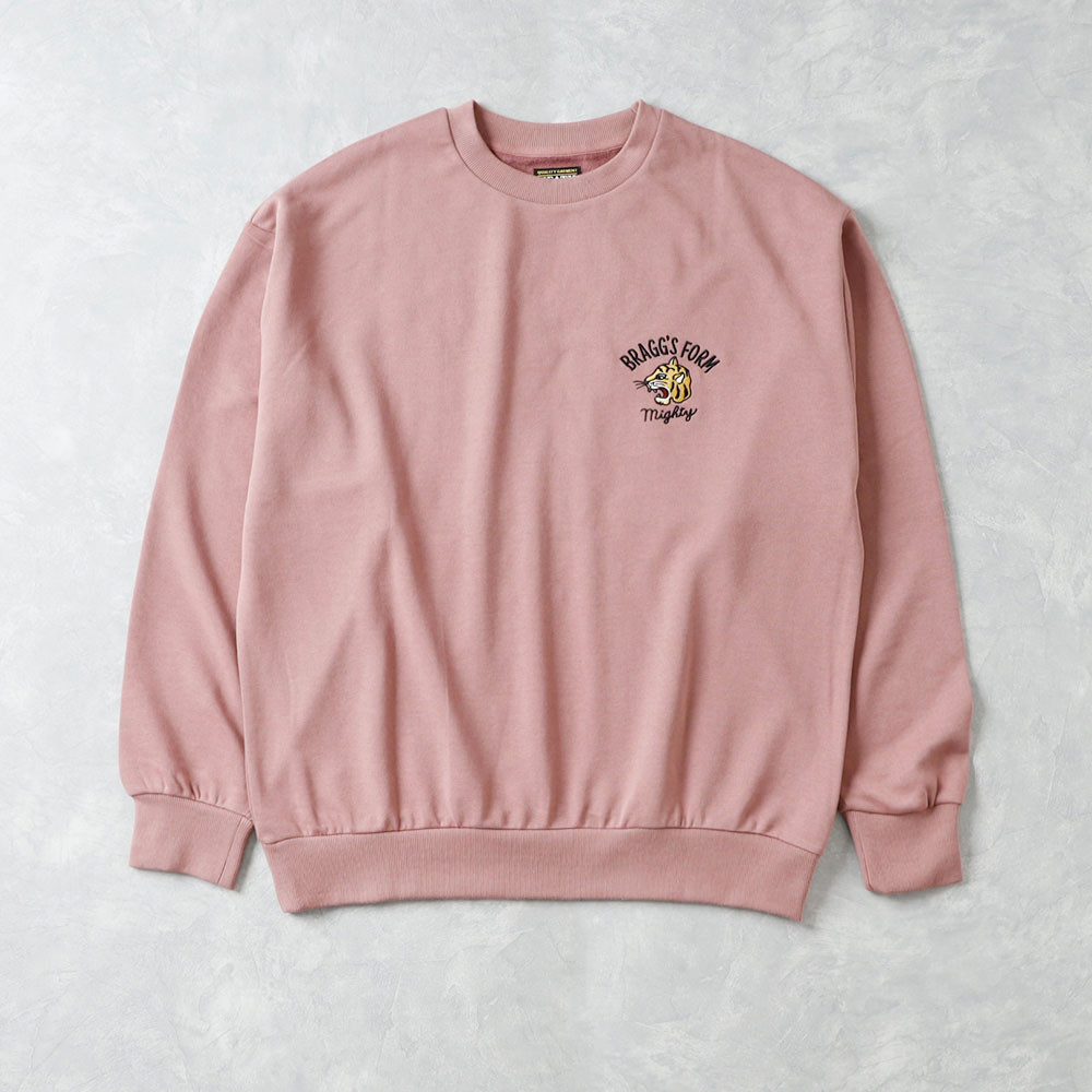 【HEATH】EMBROIDERED SWEAT SHIRT HEATH 刺繍スウェットシャツ