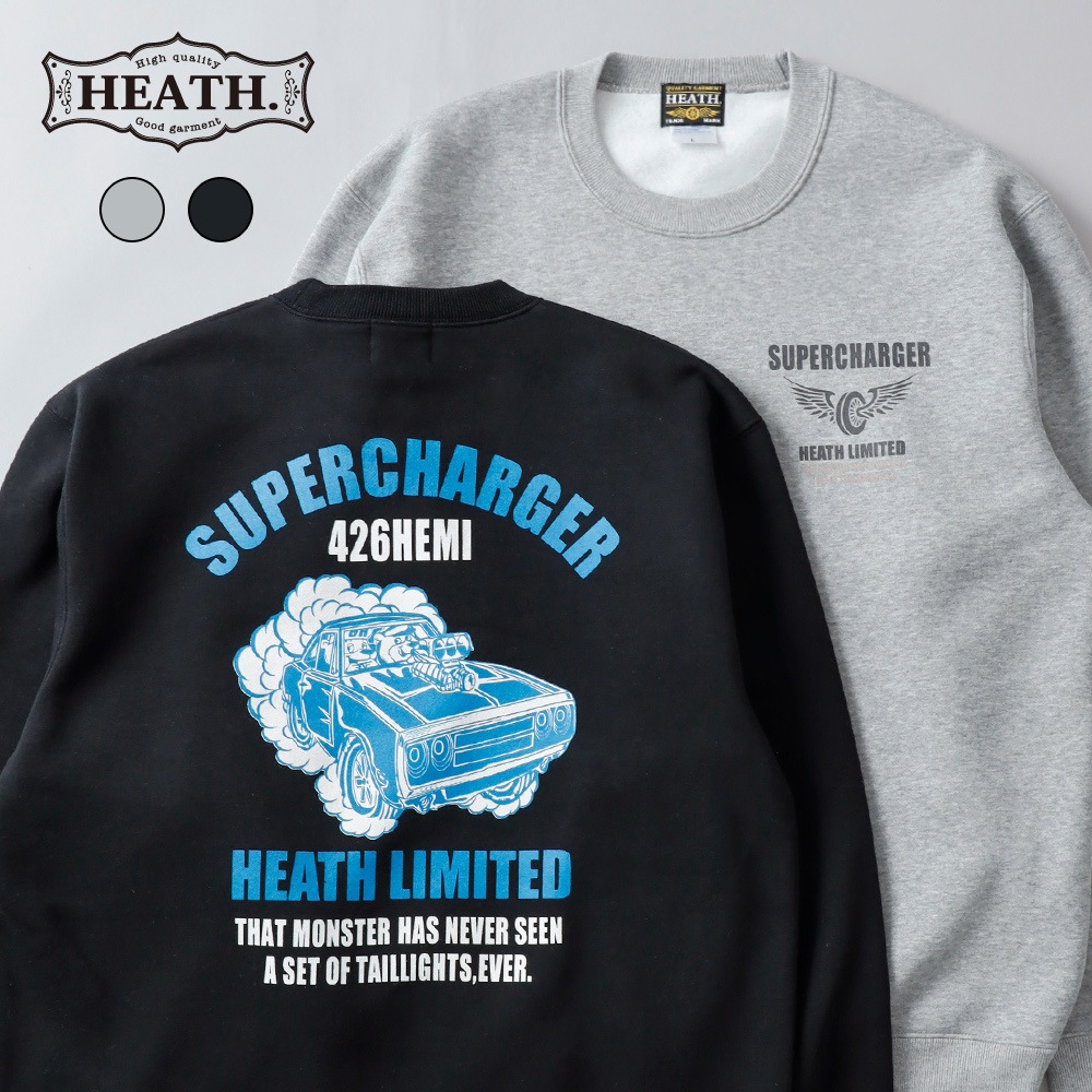【よりどり2点で3000円オフ対象】HEATH(ヒース)オリジナル 裏起毛スウェット