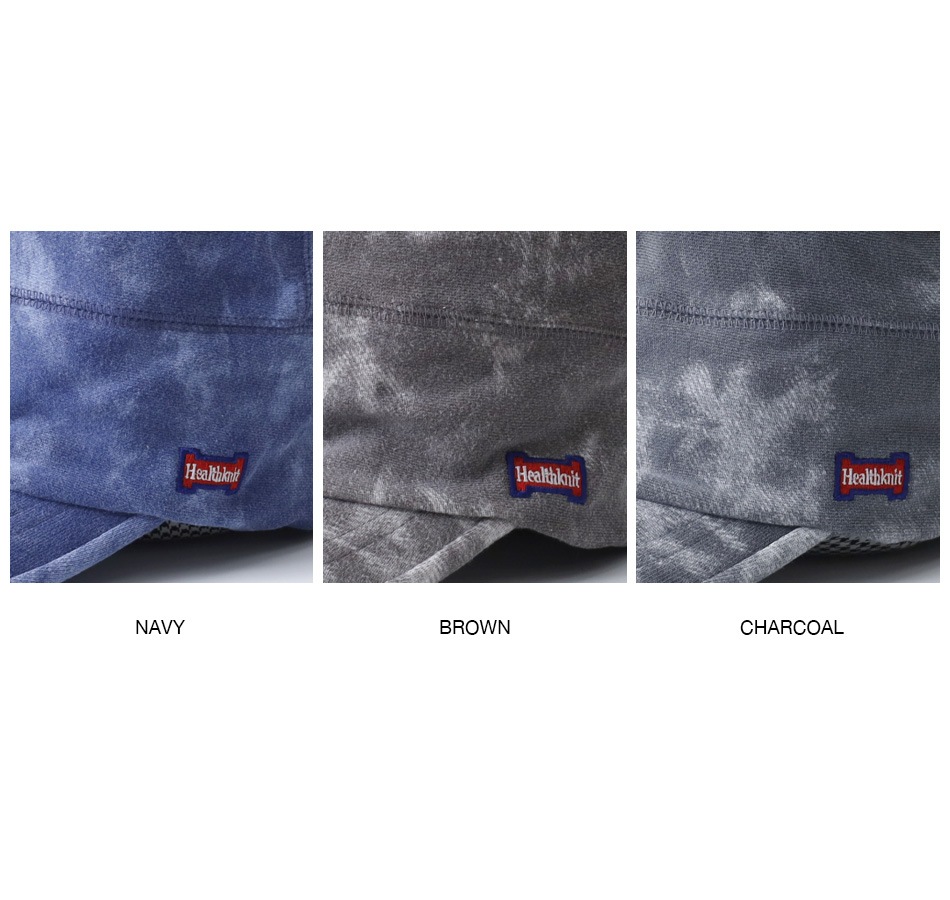 【Healthknit】4113 SWEAT TIE-DYE BALLOON CAP