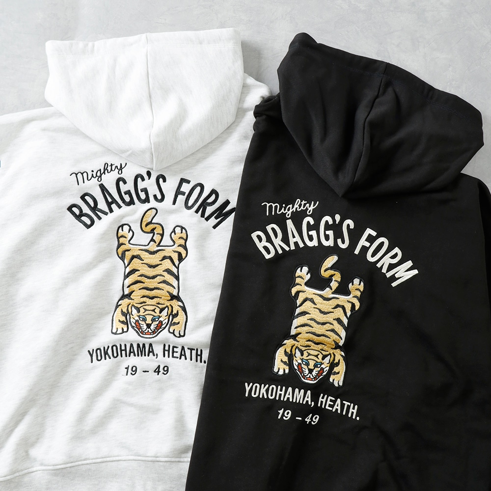 【HEATH】EMBROIDERED SWEAT ZIP PARKA 刺繍スウェットシップパーカー 