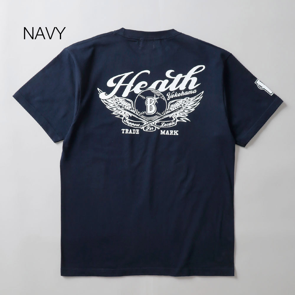 HEATH（ヒース）横浜DeNAベイスターズ公認ライセンス Tシャツ 