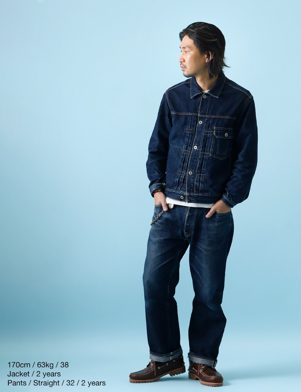 【未使用】横濱DENIM HEATH デニムジャケット 1st Tバック XL 横濱デニム | デニムジャケット 