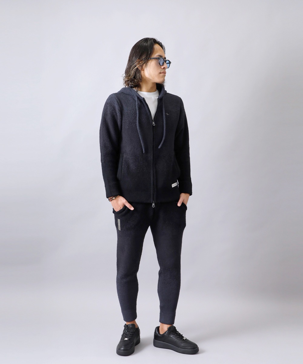 【1PIU1UGUALE3 RELAX】GRADATION KNIT LONG PANT グラデーションニットロングパンツ